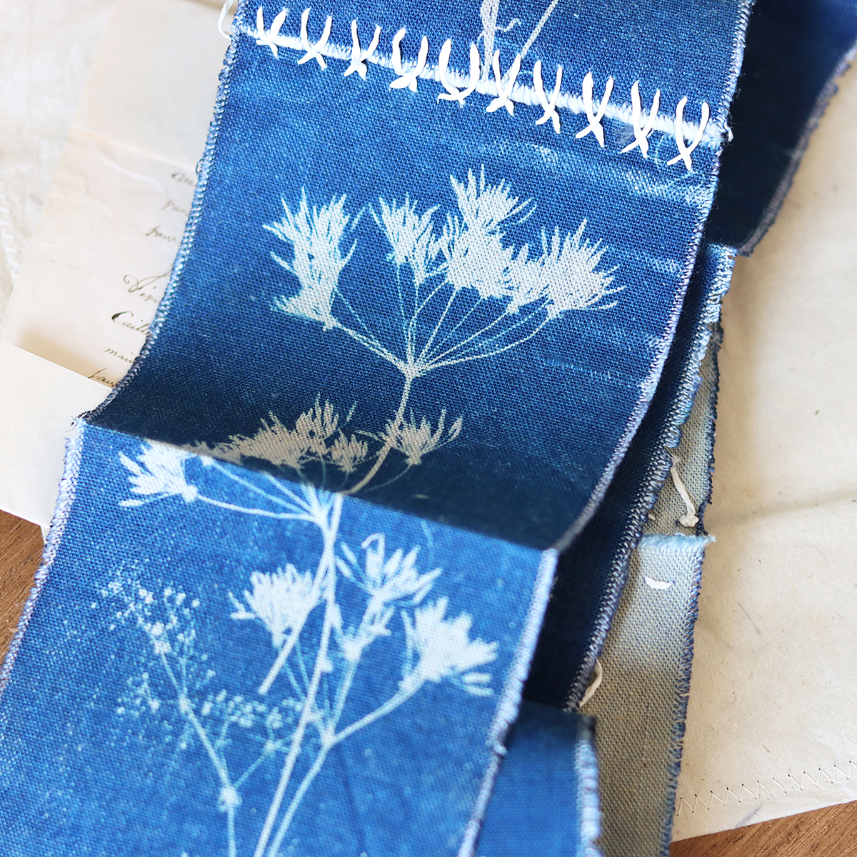 Cyanotype d'anniversaire