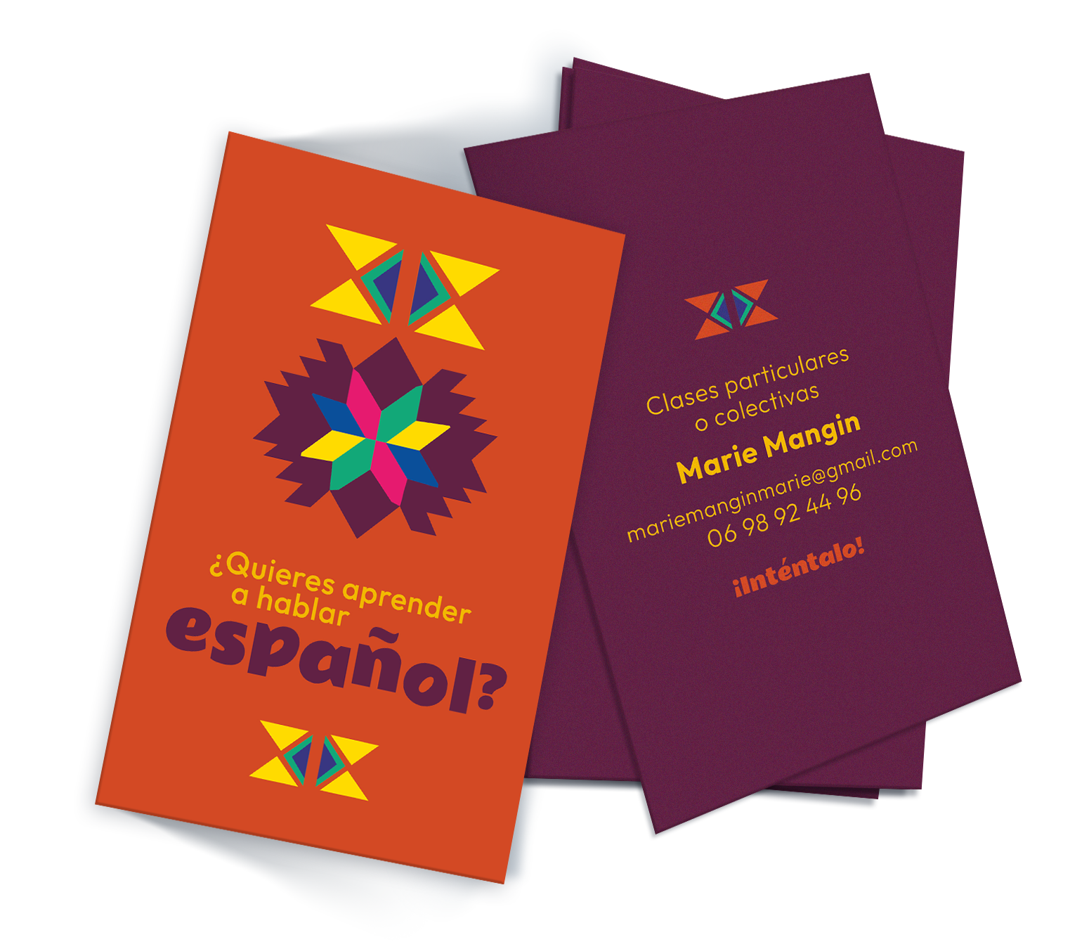 Cartes de visite Marie Mangin