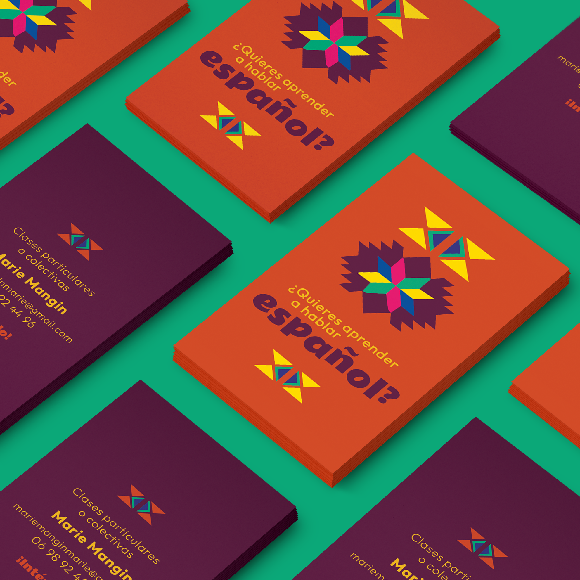 Cartes de visite Marie Mangin