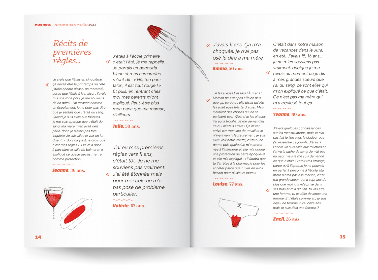 Menstrues 64 pages